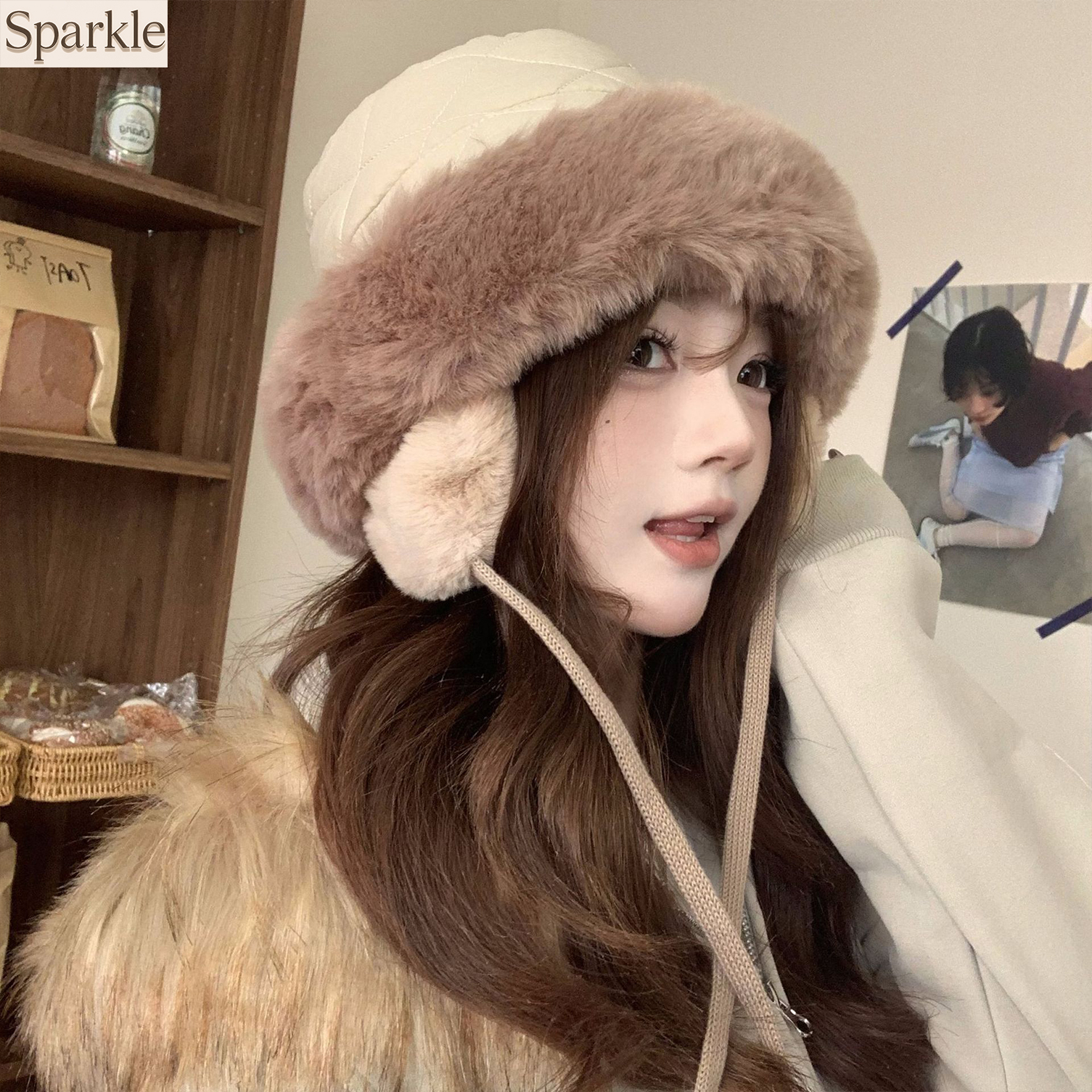 Women's Winter Quilted Faux Fu - Trapper Hat Ear Flap recensione e prezzo