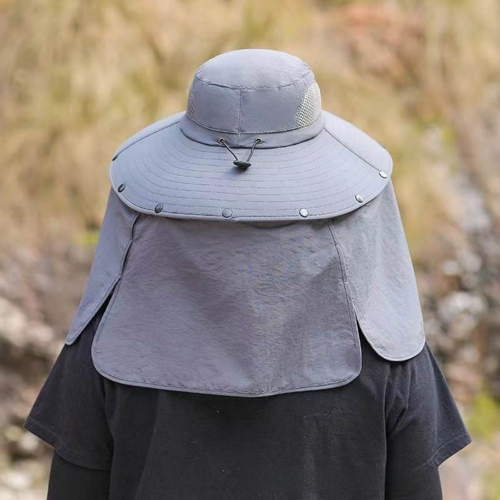 Removable Cloth Men Sun Hat Bi - Visor Sun Hat recensione e prezzo
