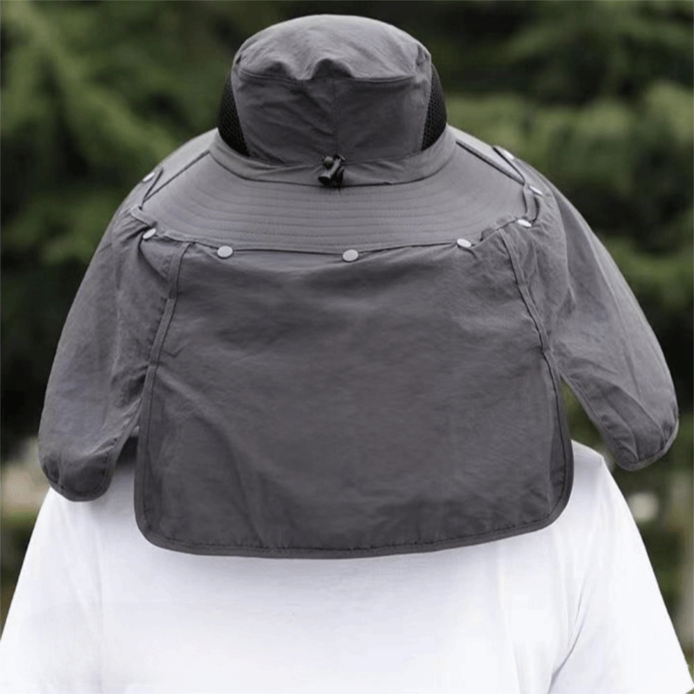 Removable Cloth Men Sun Hat Bi - Visor Sun Hat recensione e prezzo