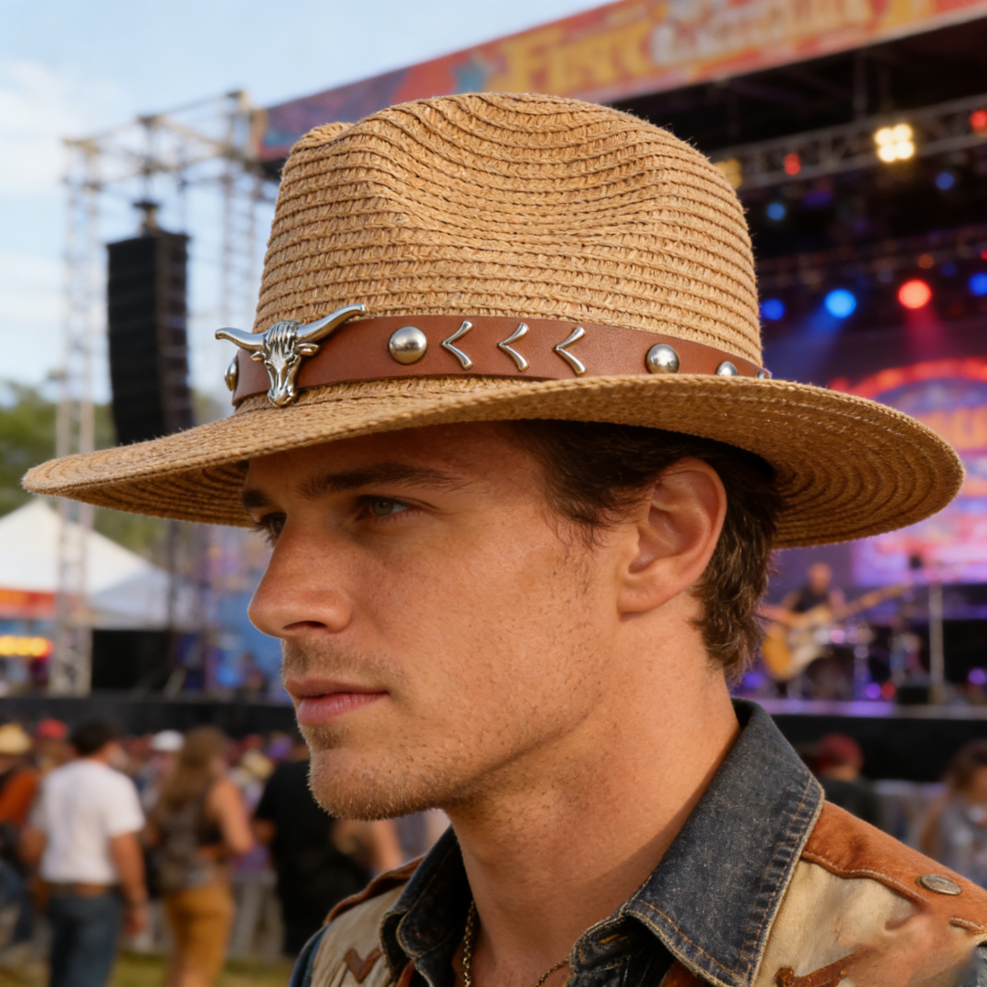 Vintage Straw Western Cowboy H - Cowboy Hat Straw recensione e prezzo