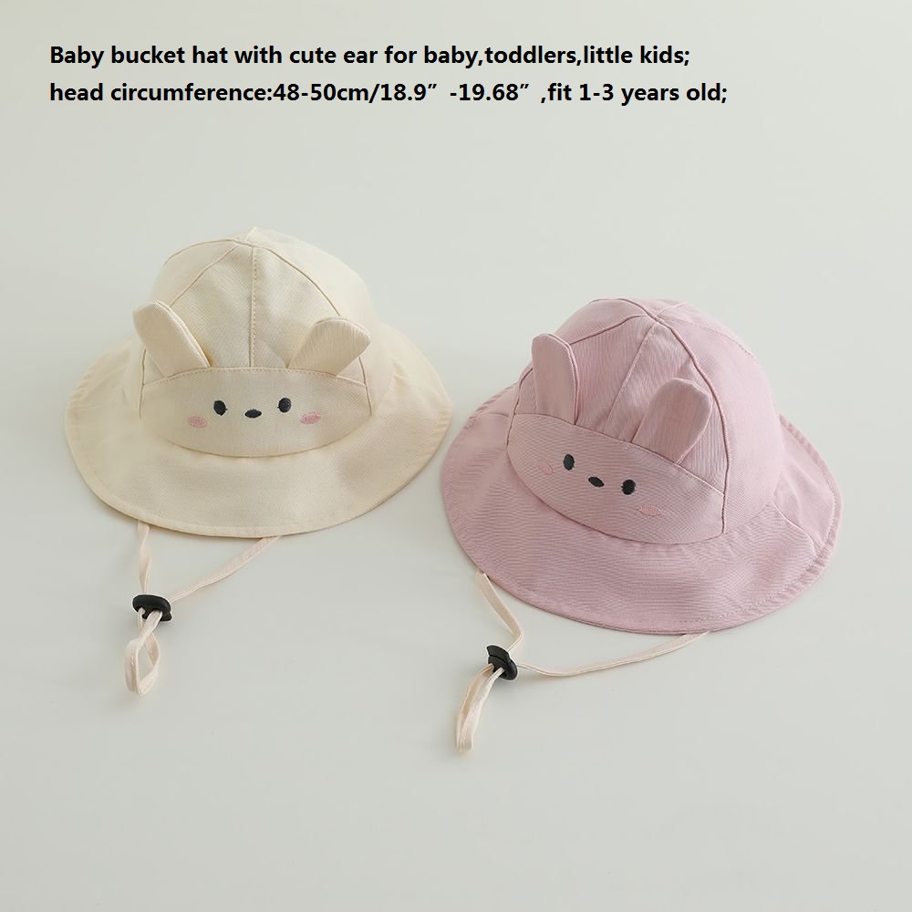 Baby Girls Sun Hat 48-50cm Cot - Bucket Hat Cotton recensione e prezzo