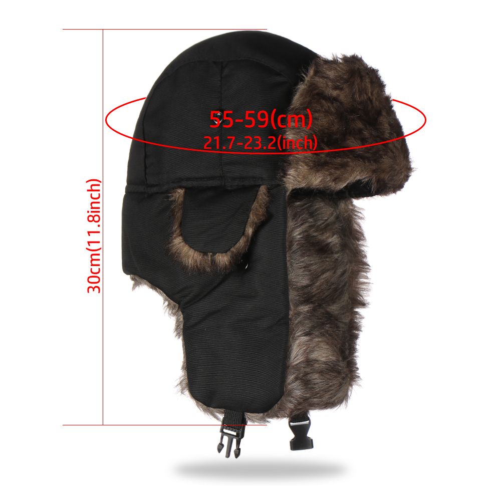 Warm Earflap Trapper Ski Hat W - Trapper Hat Ear Flap recensione e prezzo
