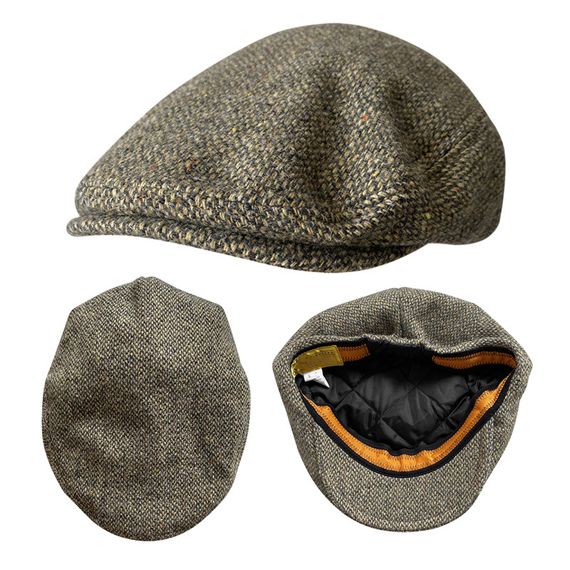 New Wool Flat Cap Men's Golf C - Newsboy Cap Ivy recensione e prezzo