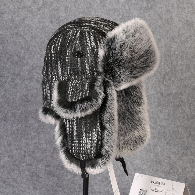 B-8433 Man Bomber Hat Rex Rabb - Trapper Hat Ear Flap recensione e prezzo