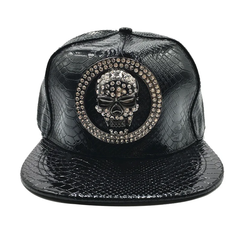Brand Oohmy Men Women PU Leath - Snapback Hat Flat recensione e prezzo