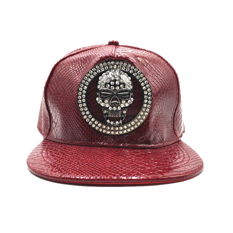 Brand Oohmy Men Women PU Leath - Snapback Hat Flat recensione e prezzo