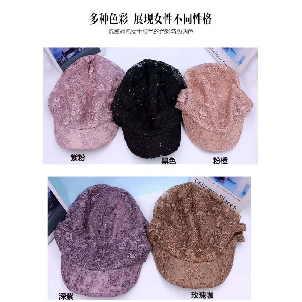 Hollow Out Flower Beanie Cap B - Baseball Cap Structured recensione e prezzo