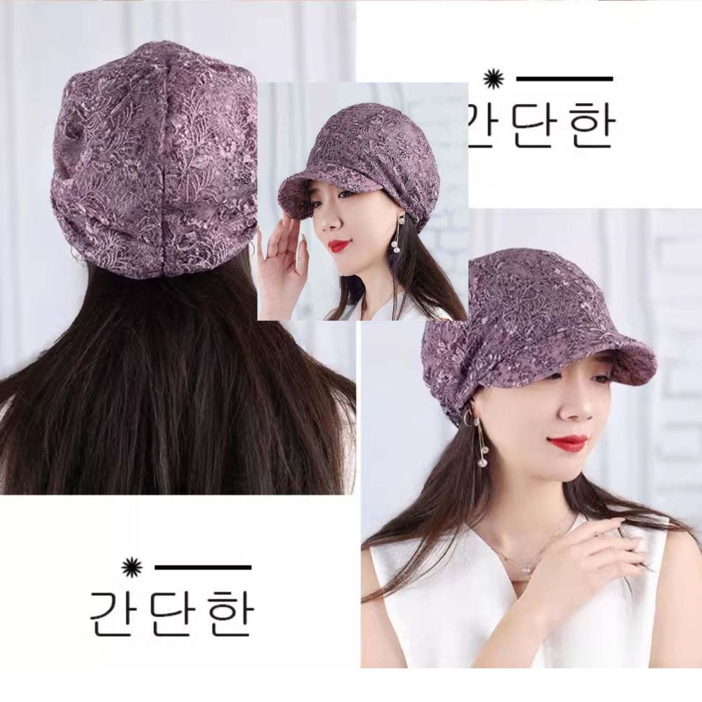 Hollow Out Flower Beanie Cap B - Baseball Cap Structured recensione e prezzo