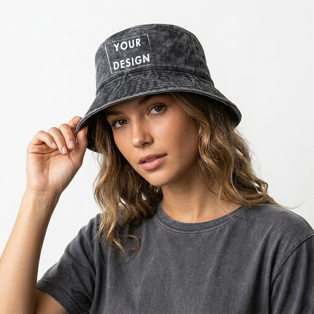 Custom Washed Vintage Bucket H - Bucket Hat Cotton recensione e prezzo