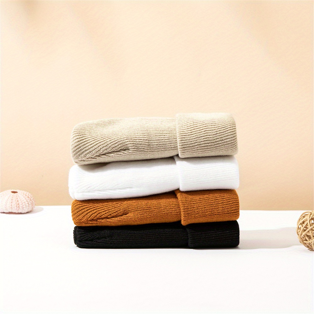 4pcs Baby Hat Knit Cuffed Bean - Beanie Cuffed Knit recensione e prezzo