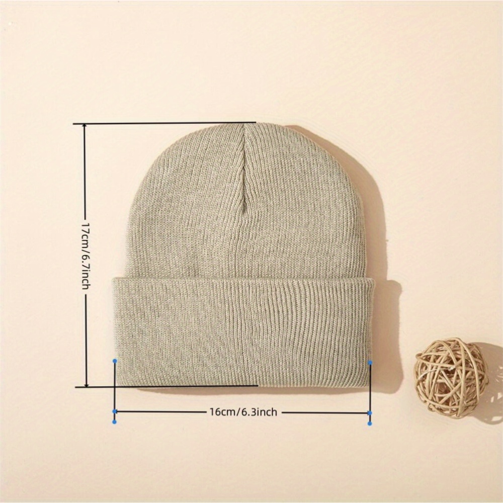 4pcs Baby Hat Knit Cuffed Bean - Beanie Cuffed Knit recensione e prezzo