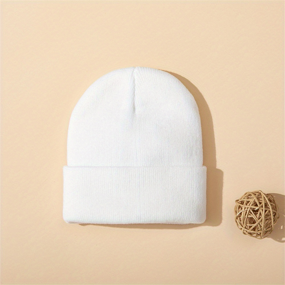 4pcs Baby Hat Knit Cuffed Bean - Beanie Cuffed Knit recensione e prezzo