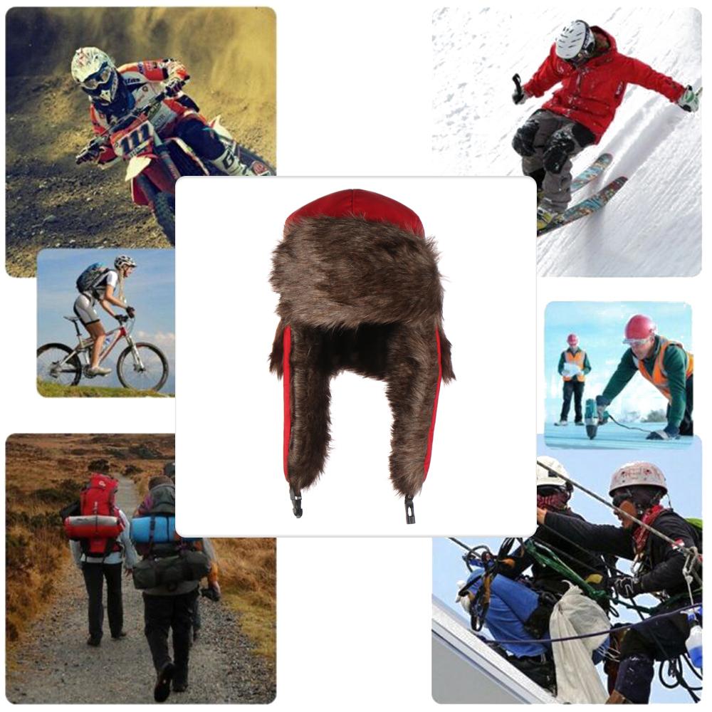 Men Women Fur Trapper Ski Hat  - Winter Trapper Hat recensione e prezzo