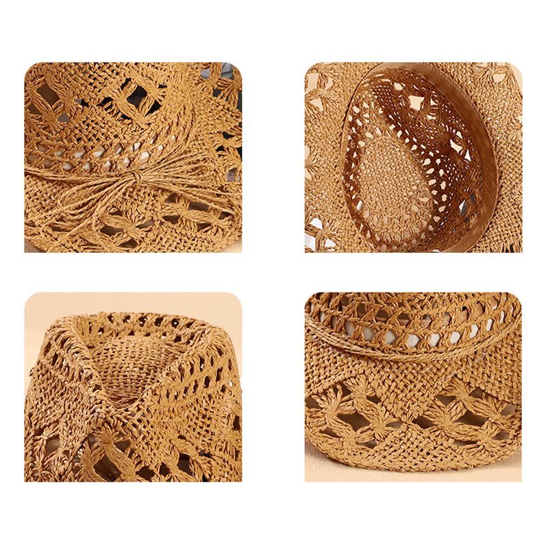 Fashion Woven Straw Hat Wester - Cowboy Hat Straw recensione e prezzo