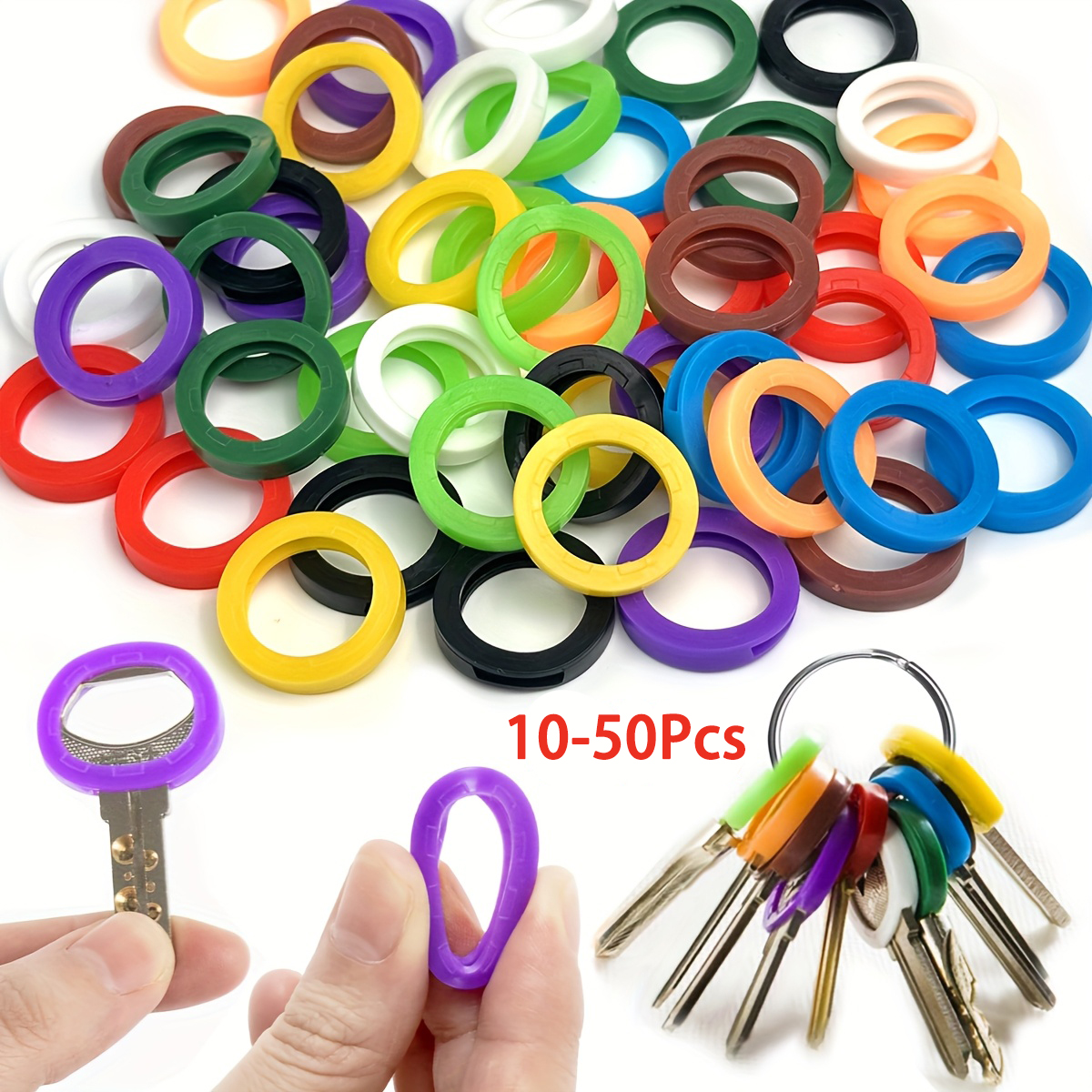 10-50Pcs Key Cap Covers Durabl - Snapback Hat Flat recensione e prezzo