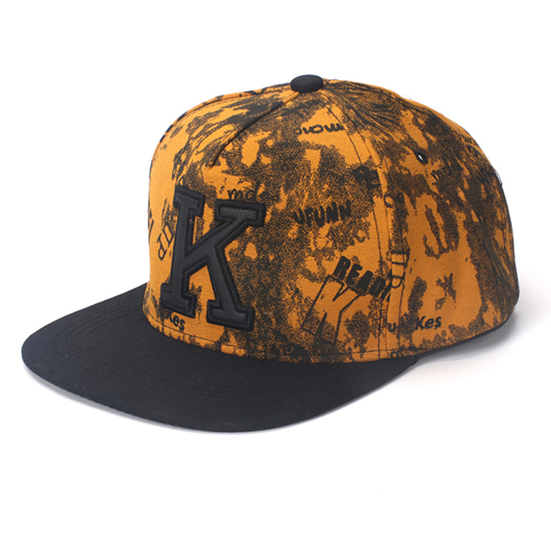 K Letter Hip Hop Baseball Caps - Snapback Hat Flat recensione e prezzo